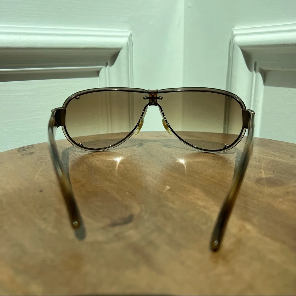 GUCCI Vintage Small Aviator Oval Sunglasses - Picture 5 of 7